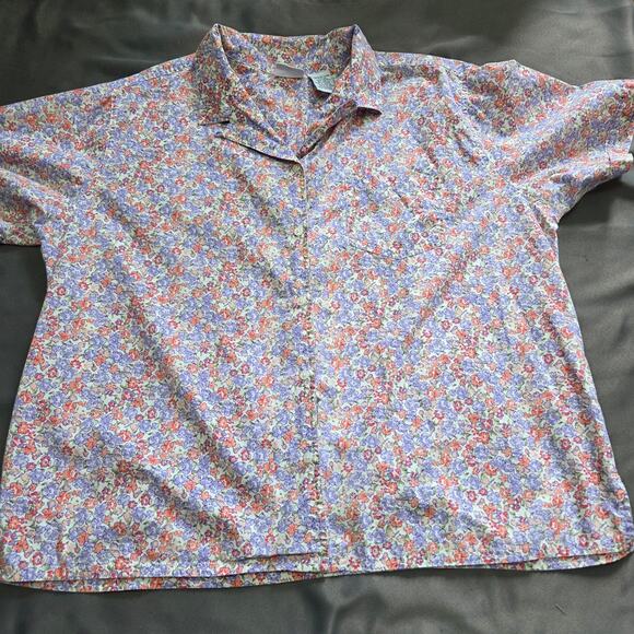Vintage woman's button down shirt by Bobbie Brooks. Woman's size 2 XL/3 XL - Picture 5 of 8